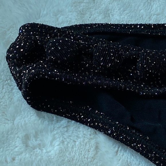 New! Normaillot DRAPÉ BIKINI BOTTOM BLACK 19667 - Picture 6 of 11